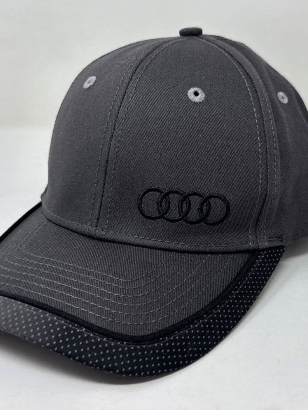 Audi Baseball Hat with Adjustable Loop and Hook Closure